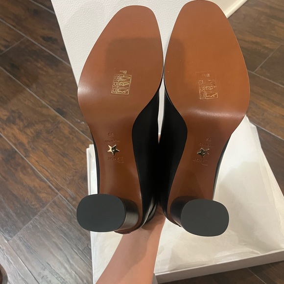 Dior Empreinte Heeled Ankle Boot Black Calfskin - Size 39 - Picture 10 of 10